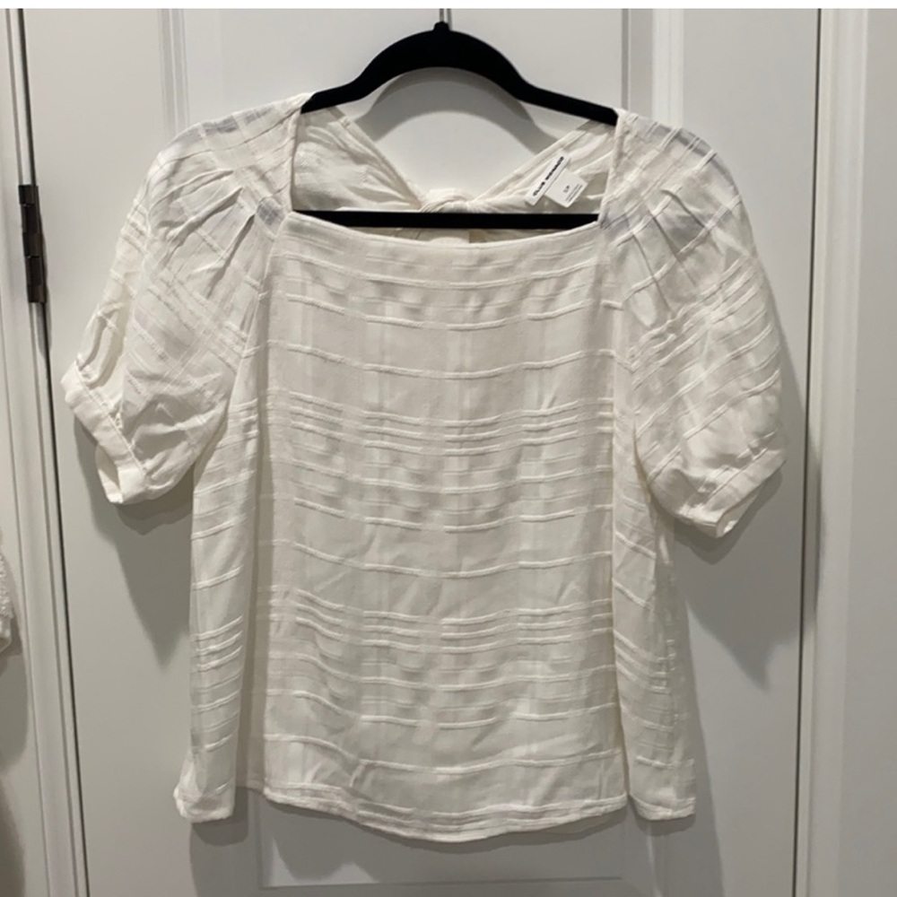 Club Monaco White Blouse